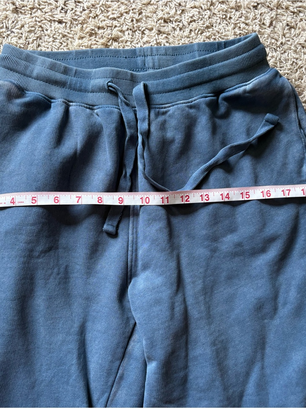 Mono B Slate Blue Cropped Sweatshirt and Wide-Leg Joggers Set - Picture 2 of 8